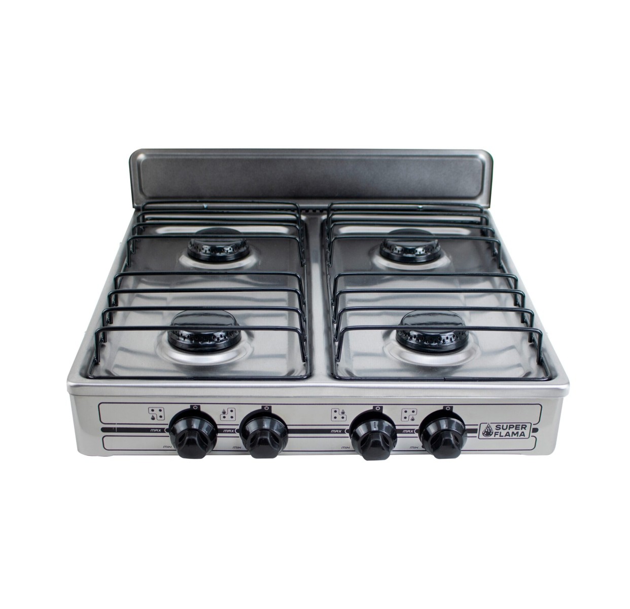 Parrilla de Gas Super Flama 4Q-TA 4 Quemadores Acero Inox ALBY10 image number null