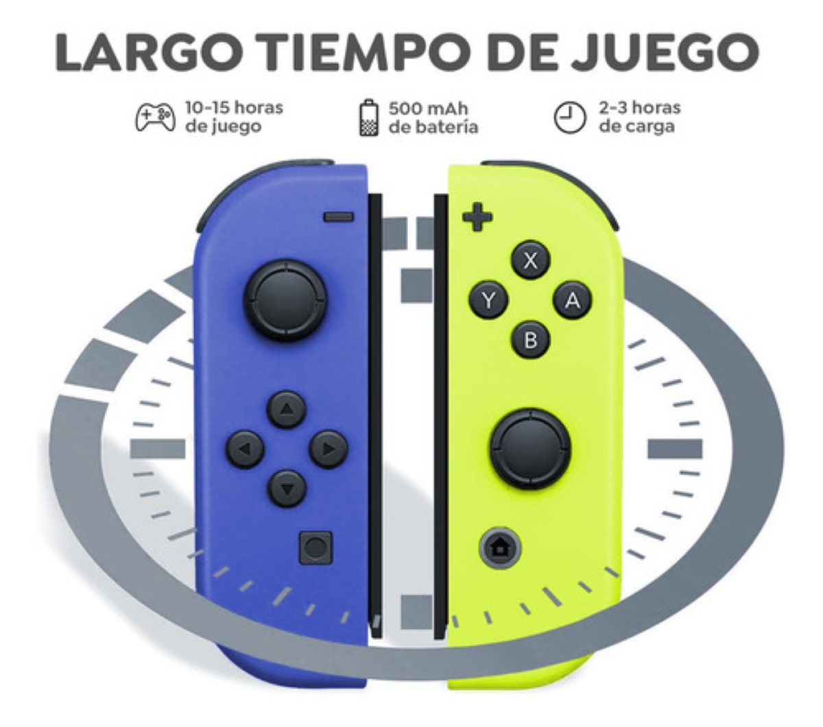Set de control inal&aacute;mbrico Nintendo Switch Joy-Con (L)/(R) Ne&oacute;n azul y amarillo ne&oacute;n image number null