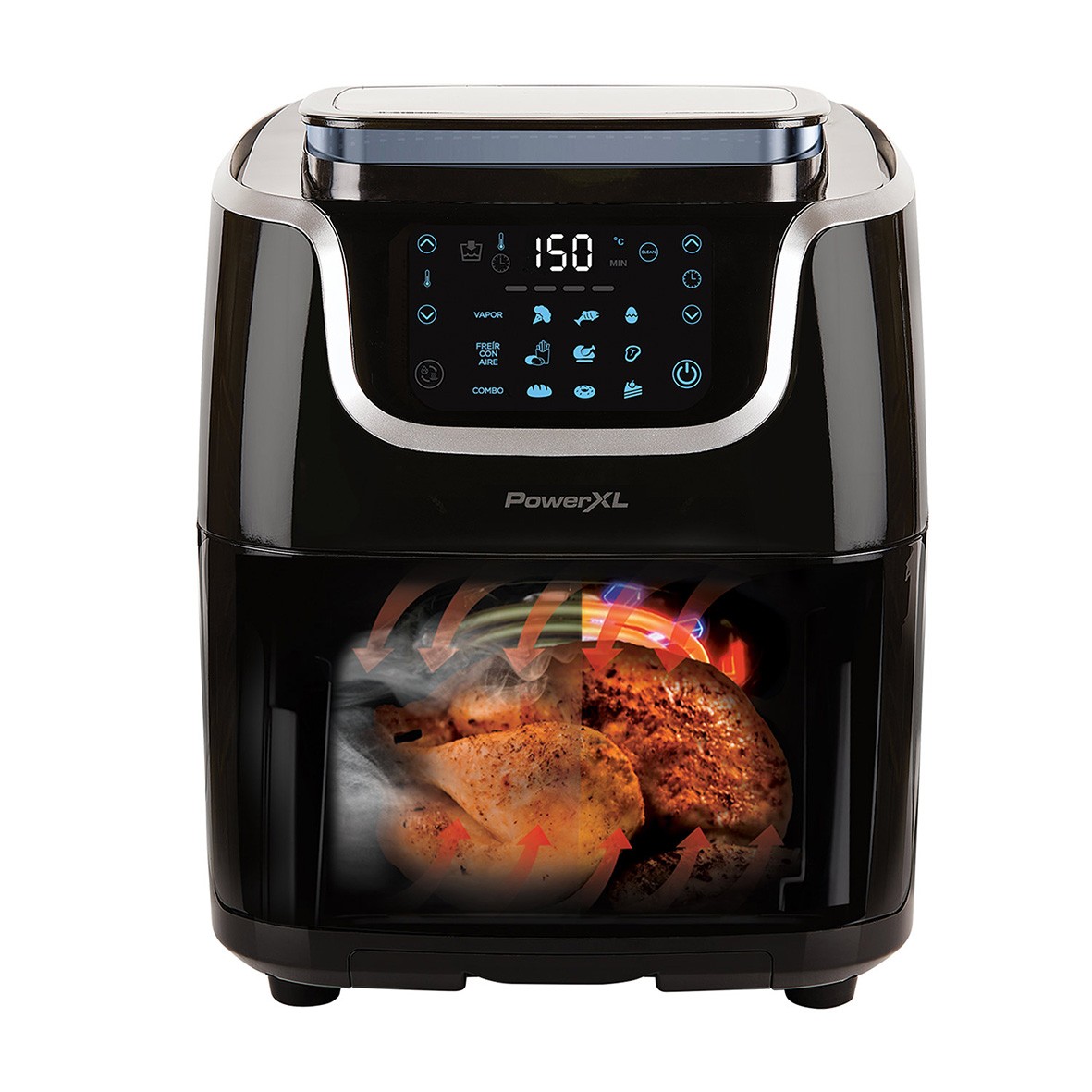 Freidora de Aire y Vaporera Power XL ST-006-LA 6.6L Negra SYP-Y9 image number null