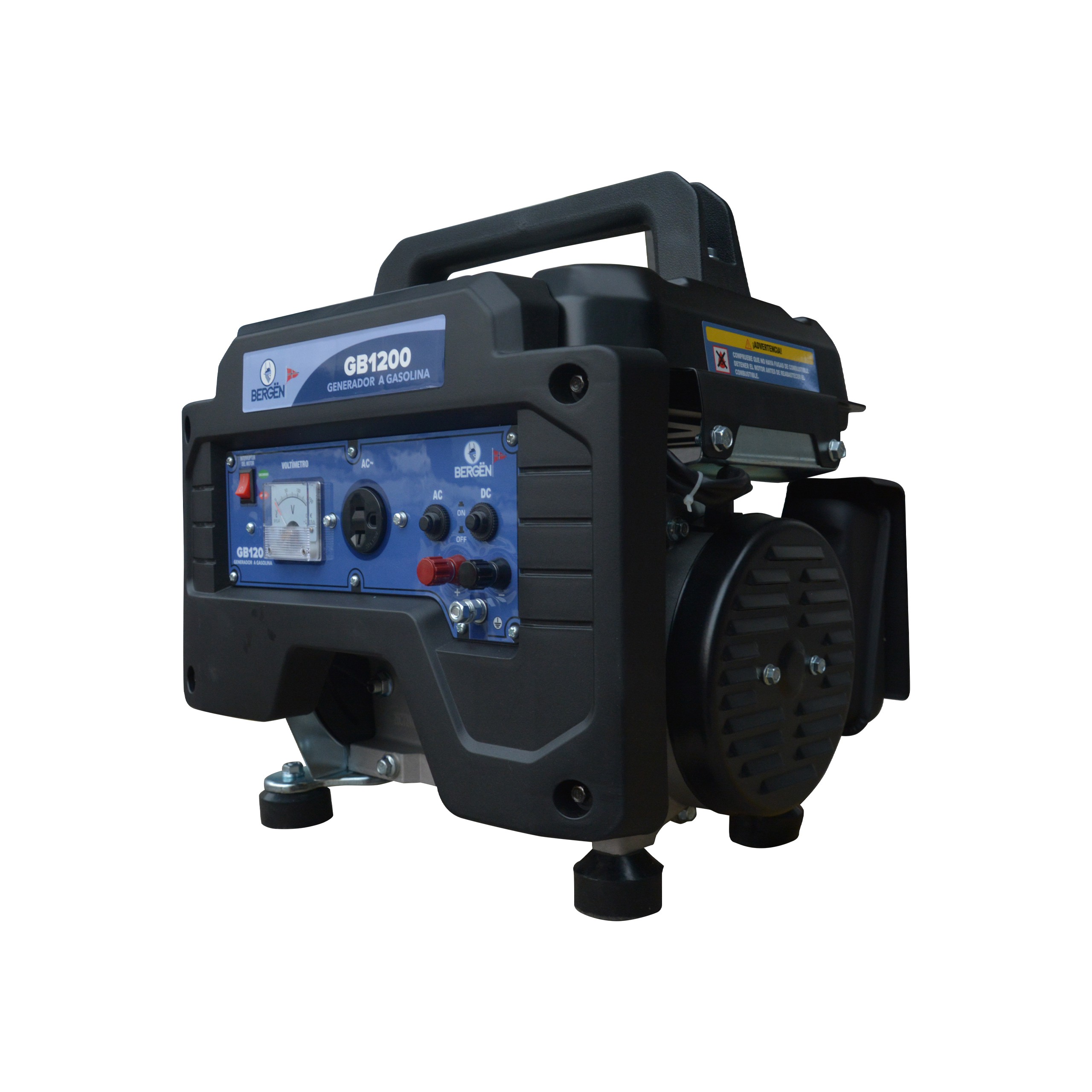 GENERADOR DE LUZ BERGEN 1000w C/MOTOR GAS. 4T 2.9HP GB1200 image number null