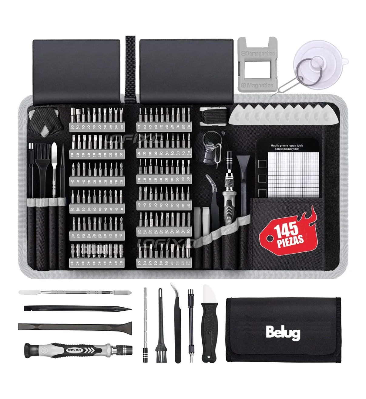 Kit De Herramientas Desarmador Belug Reparar Reloj Ps4 Celular Mac image number null
