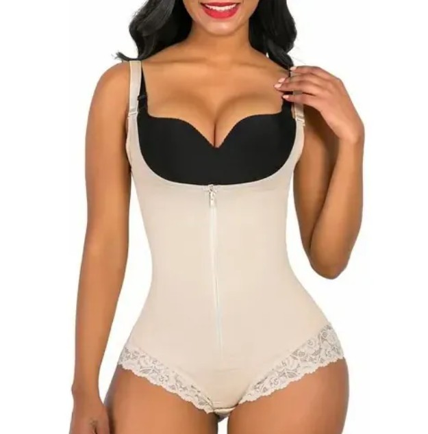 Faja Postparto Ces&aacute;rea Reductora Cinturilla Colombiana Modelo Piel L image number null