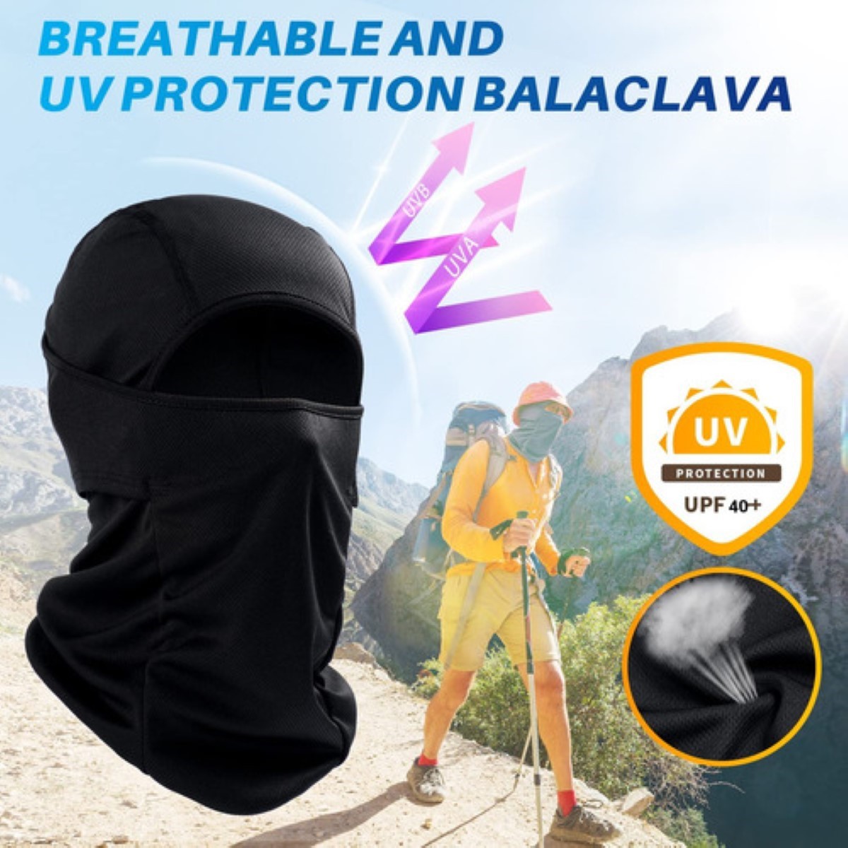 "5pz Pasamonta&ntilde;as Balaclava Tactico M&aacute;scara Para Motociclista ". image number null