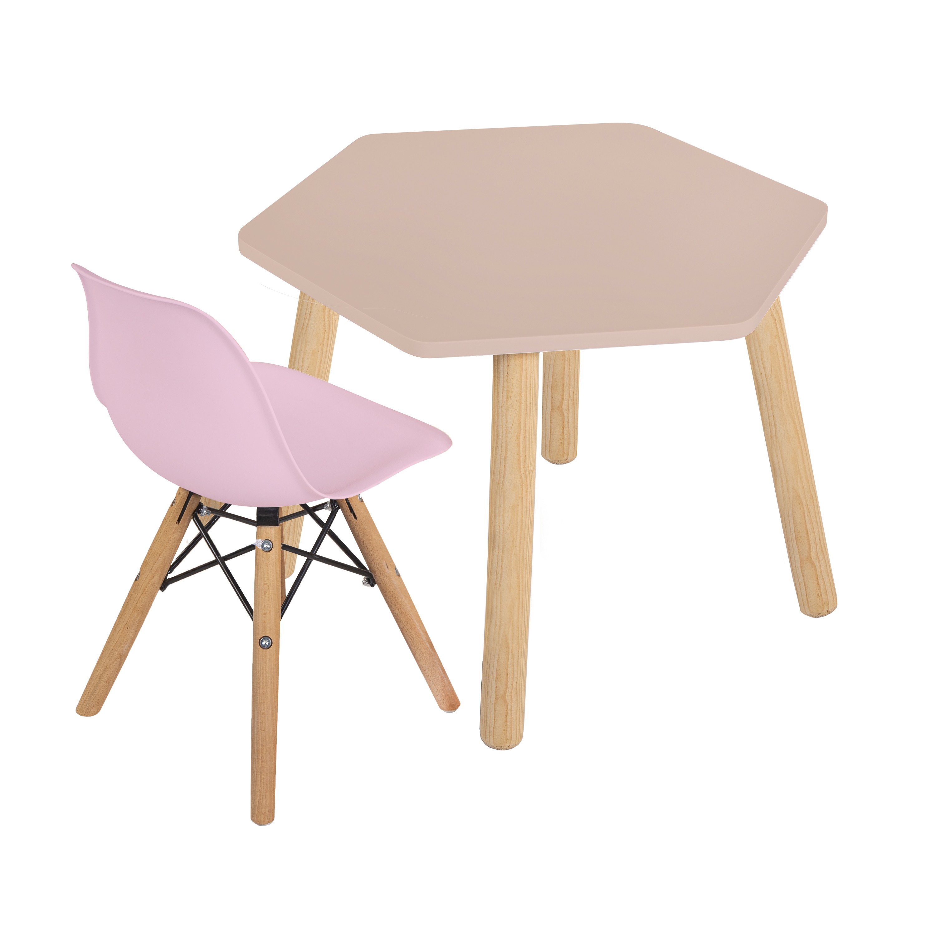 Mesa con silla para ni&ntilde;os &ndash; 7 acabados mate. image number null