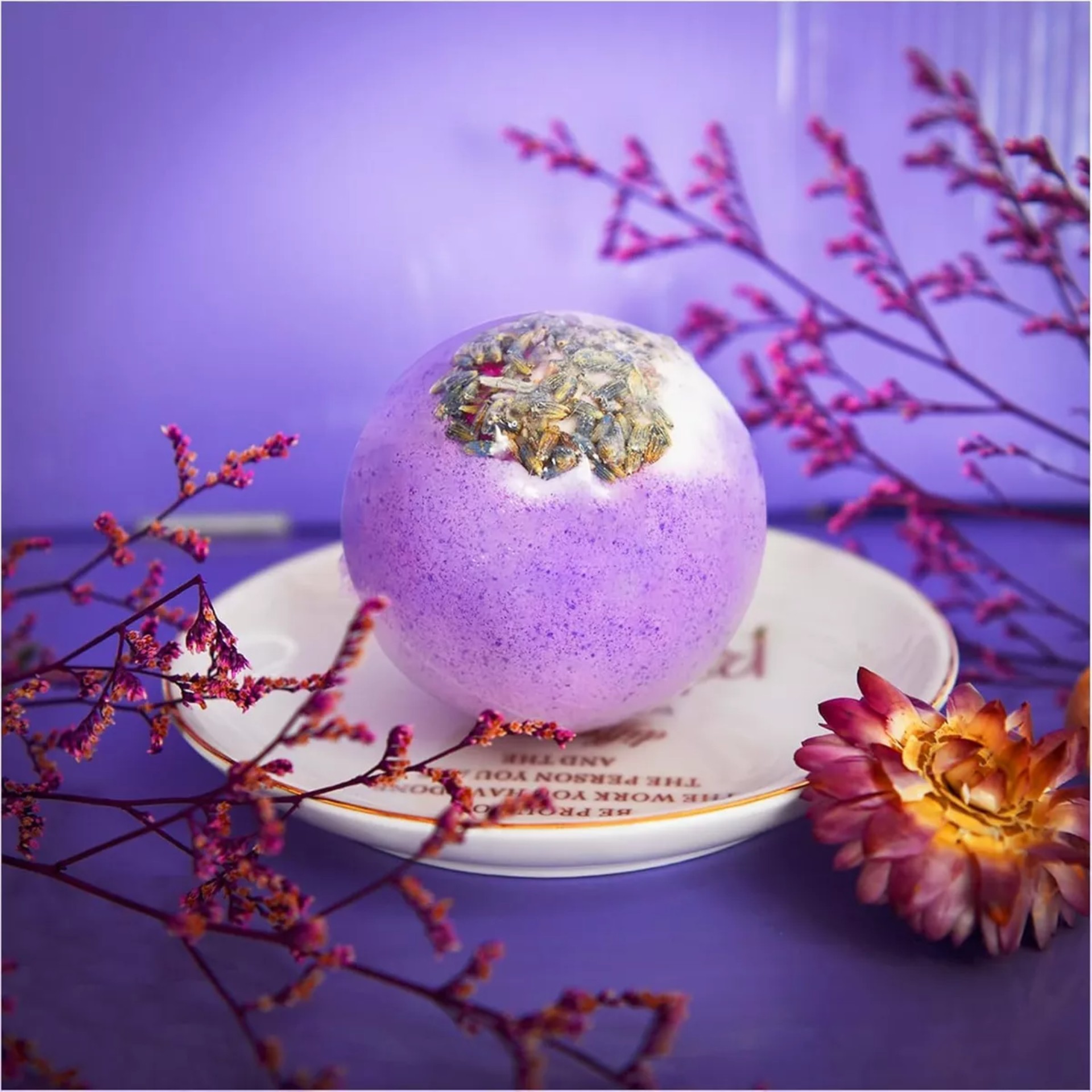 Regalos De Cumplea&ntilde;os Para Mujeres, Cesta De Regalo Relajant MORADO image number null