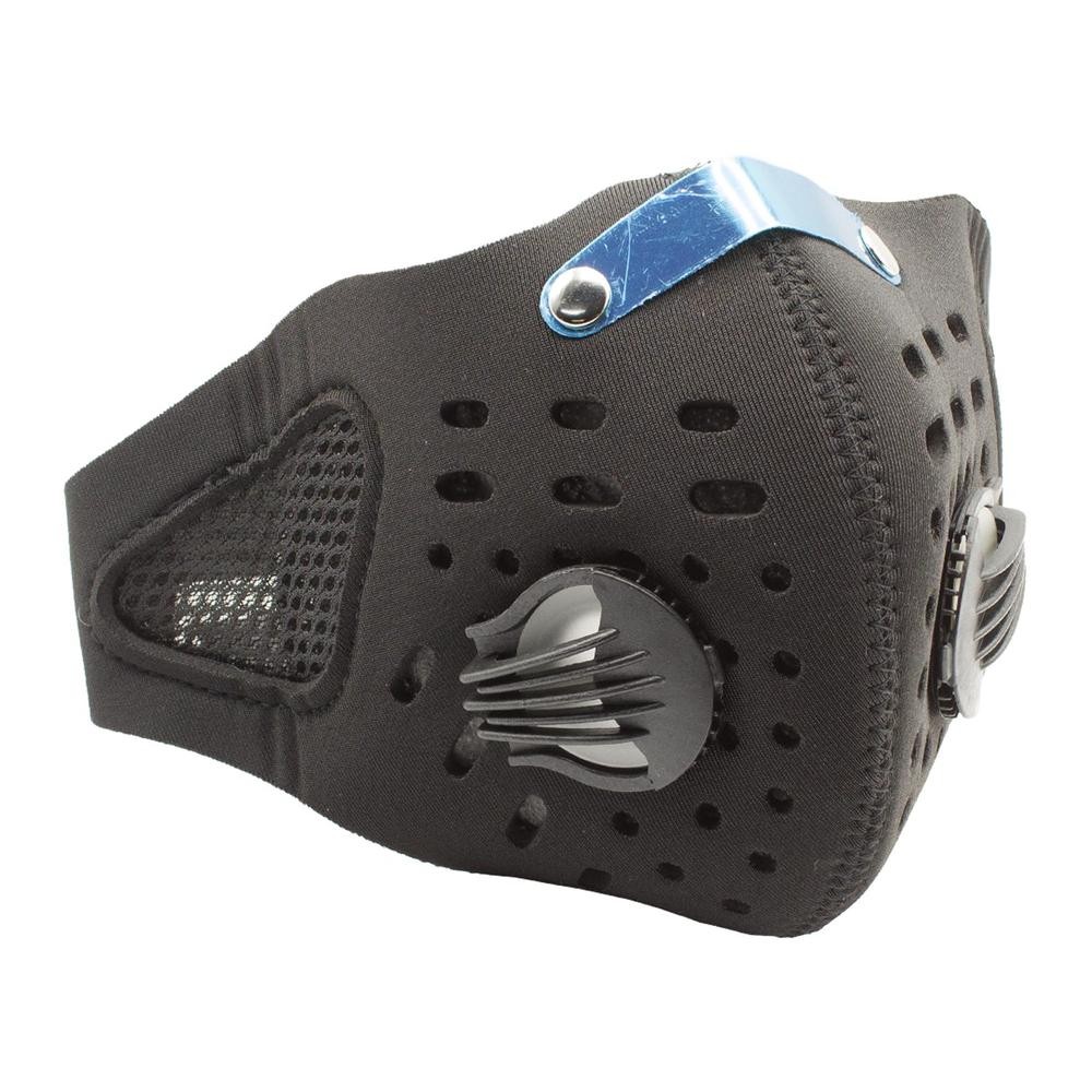 Cubrebocas Bicicleta Mascara Deportiva Neopreno Filtro Negro image number null