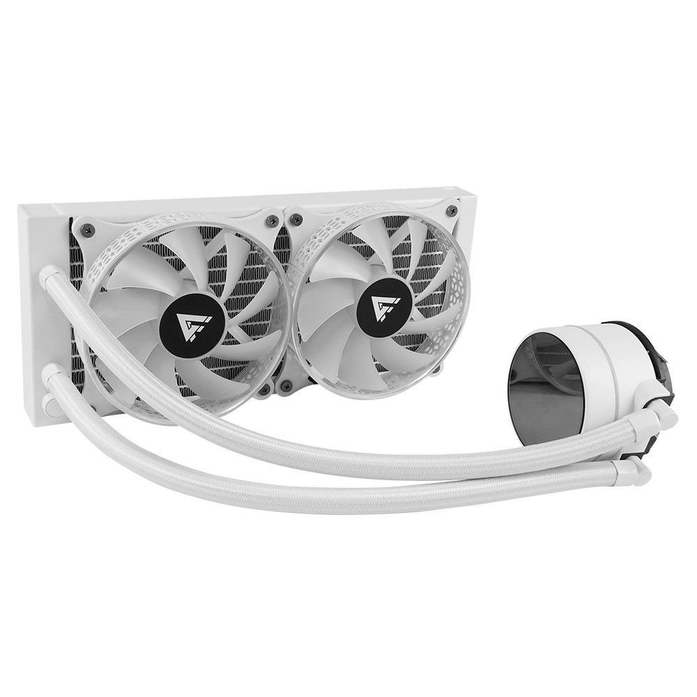 Vorago Game Factor LQG601-WH Enfriamiento L&iacute;quido 240mm RGB TDP 250W Blanco image number null
