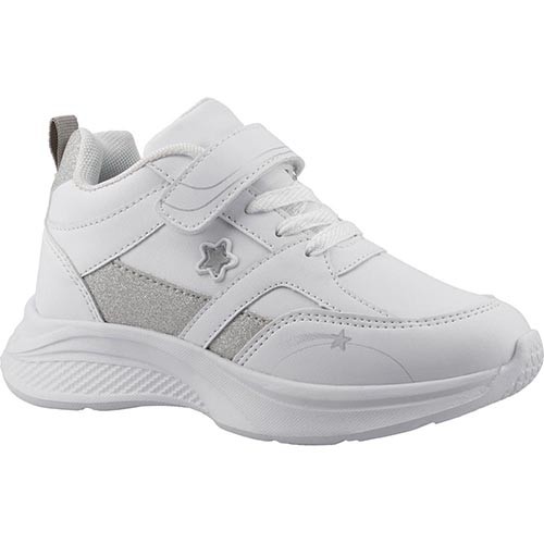 Tenis Ni&ntilde;a Suns 805 Blanco Escolar Ni&ntilde;a Casual Urbano Talla 15 a 17.5 M image number null