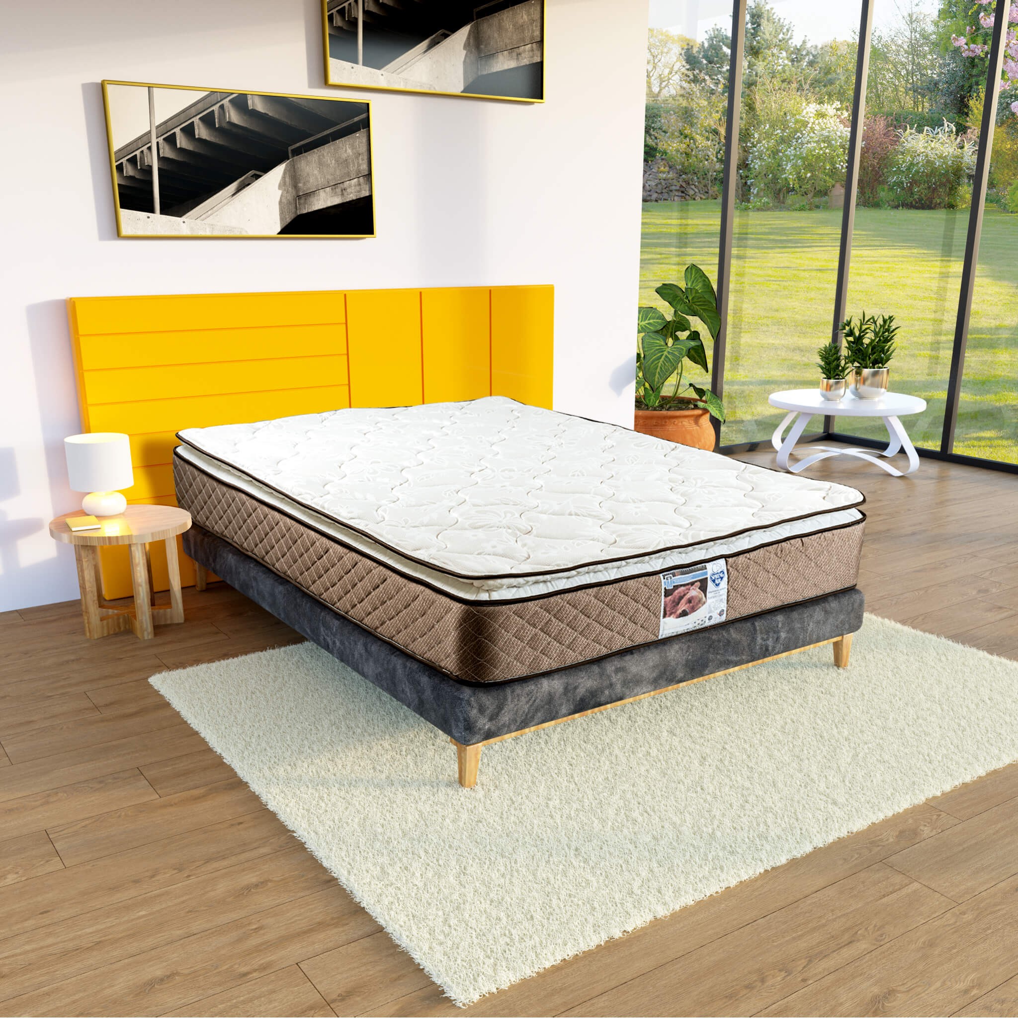 Spring Air Colchon King Size Berkeley Cama Con M&aacute;ximo Soporte de Firmeza Media image number null