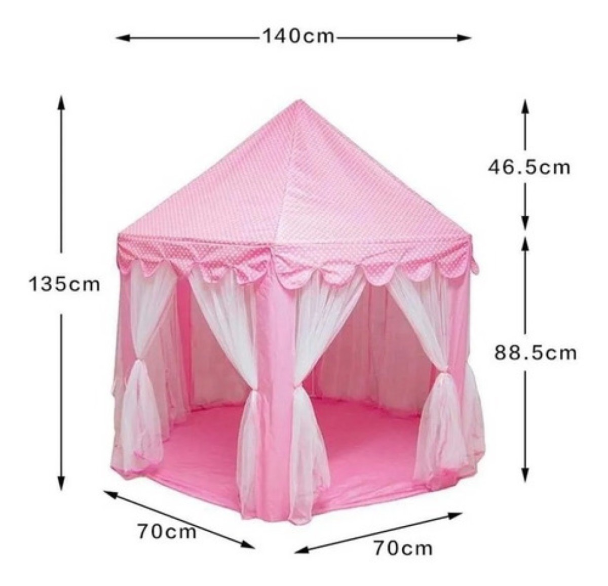 Tienda Castillo De Princesa Violeta 135x140 image number null