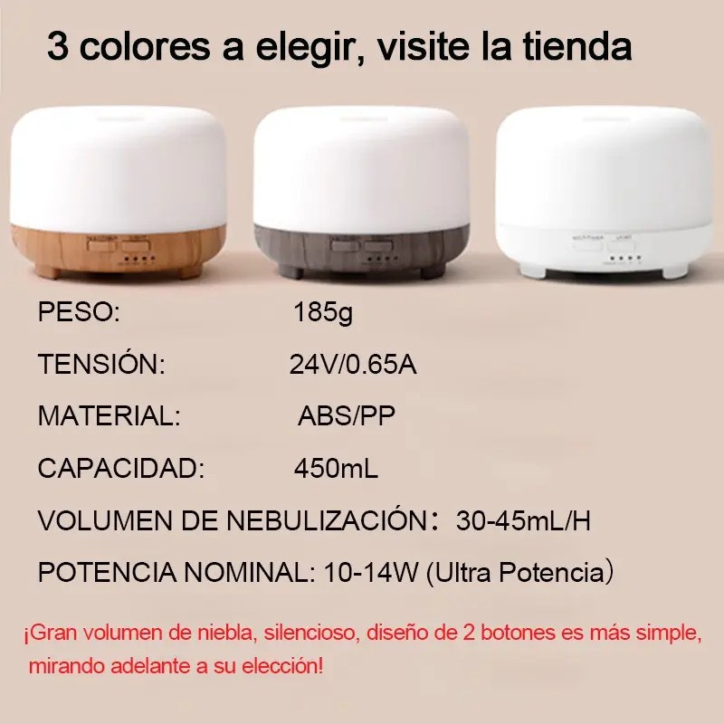 "Difusor De Aceites Esenciales Para Humidificadores Aroma blanco completo " image number null