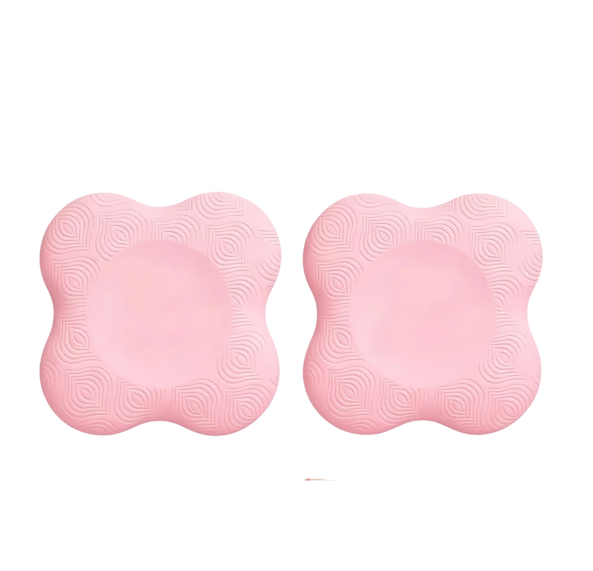 Rodillera De Yoga Almohadilla De Apoyo Plana Engrosada Rosa 2 Piezas Talla L image number null
