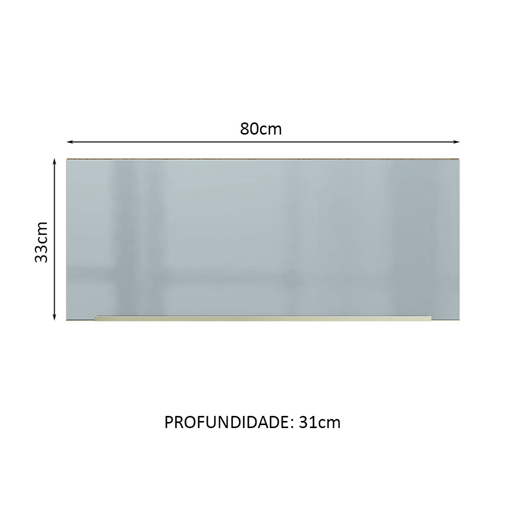 Alacena Gabinete Superior Cocina Madesa Lux 80cm 1 Puerta MG. image number null