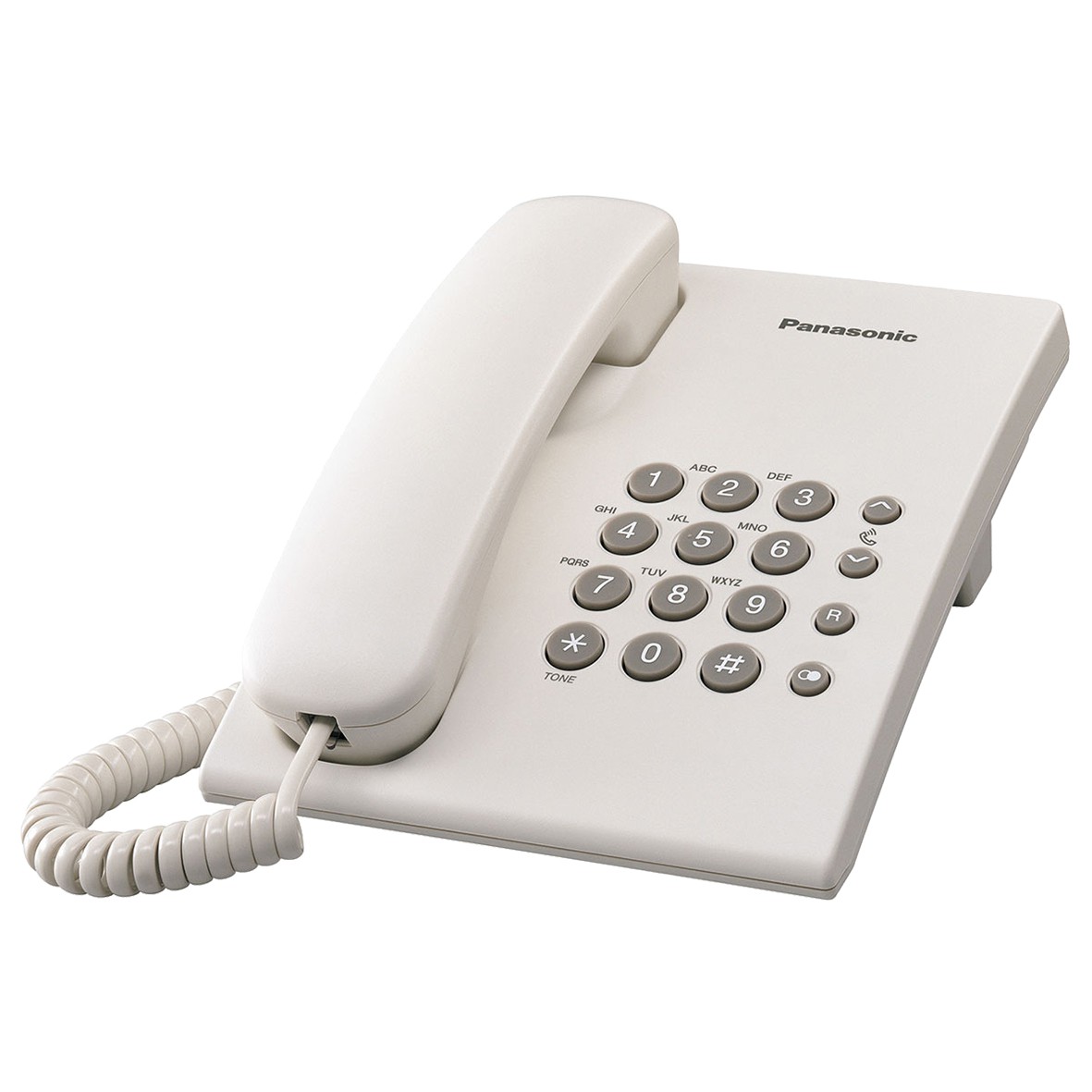Telefono Basico Alambrico Panasonic KX-TS500MEW Blanco SYP-Y1 image number null