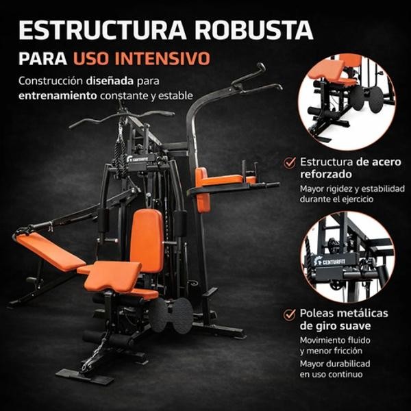 Gimnasio Multiestacion Banco Multifuncional Domina Scot Gym Centurfit image number null