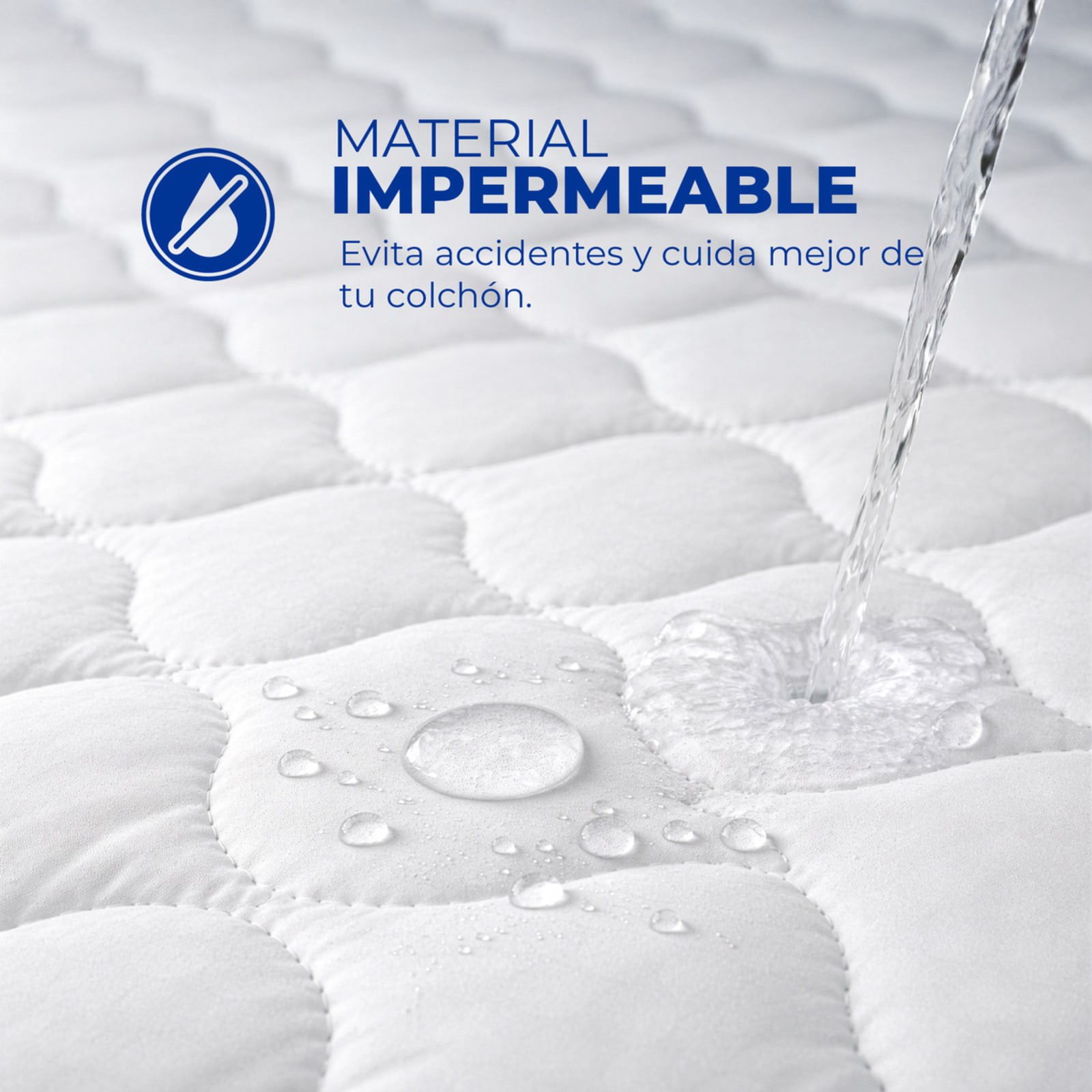 Protector de Colch&oacute;n King Size Spring Air Dry Tech Impermeable y Fresco image number null