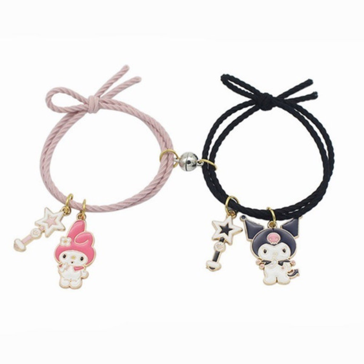 Pulsera My Melody + Kuromi Duo Magenitica Parejas Amistad image number null