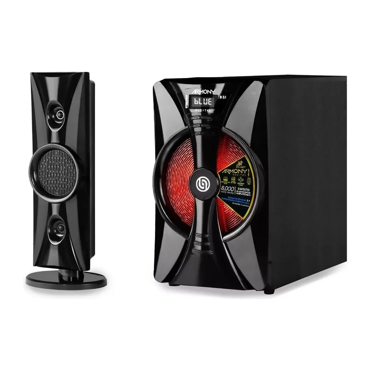 Minicomponente Home Theater Steelpro ARMONY-B3.1 image number null
