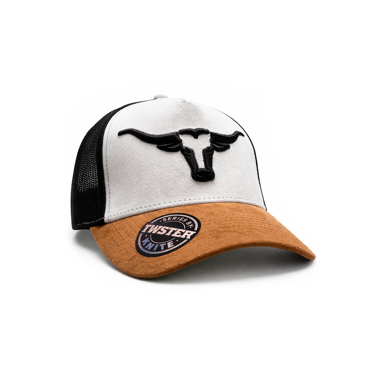 Gorra Trucker Livestock White Range Toro Gamuza Ajustable image number null