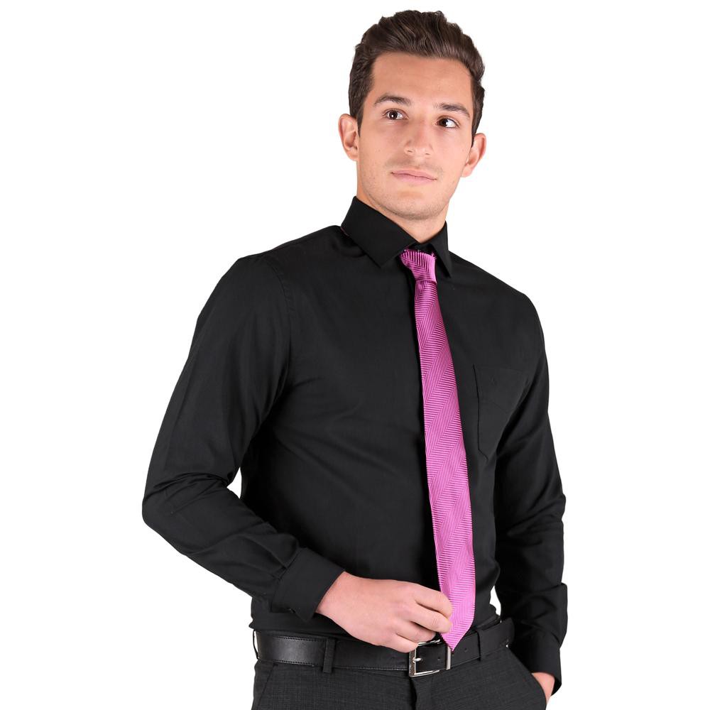 Camisa Hombre Vestir Regular Negro Aristos 56104001 image number null