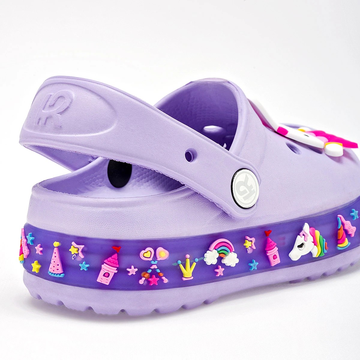 ZAPATO SANDALIA VERANO CERRADO Eva Moda Ni&Ntilde;A C70604 COLOR LILA MULTICOLOR image number null
