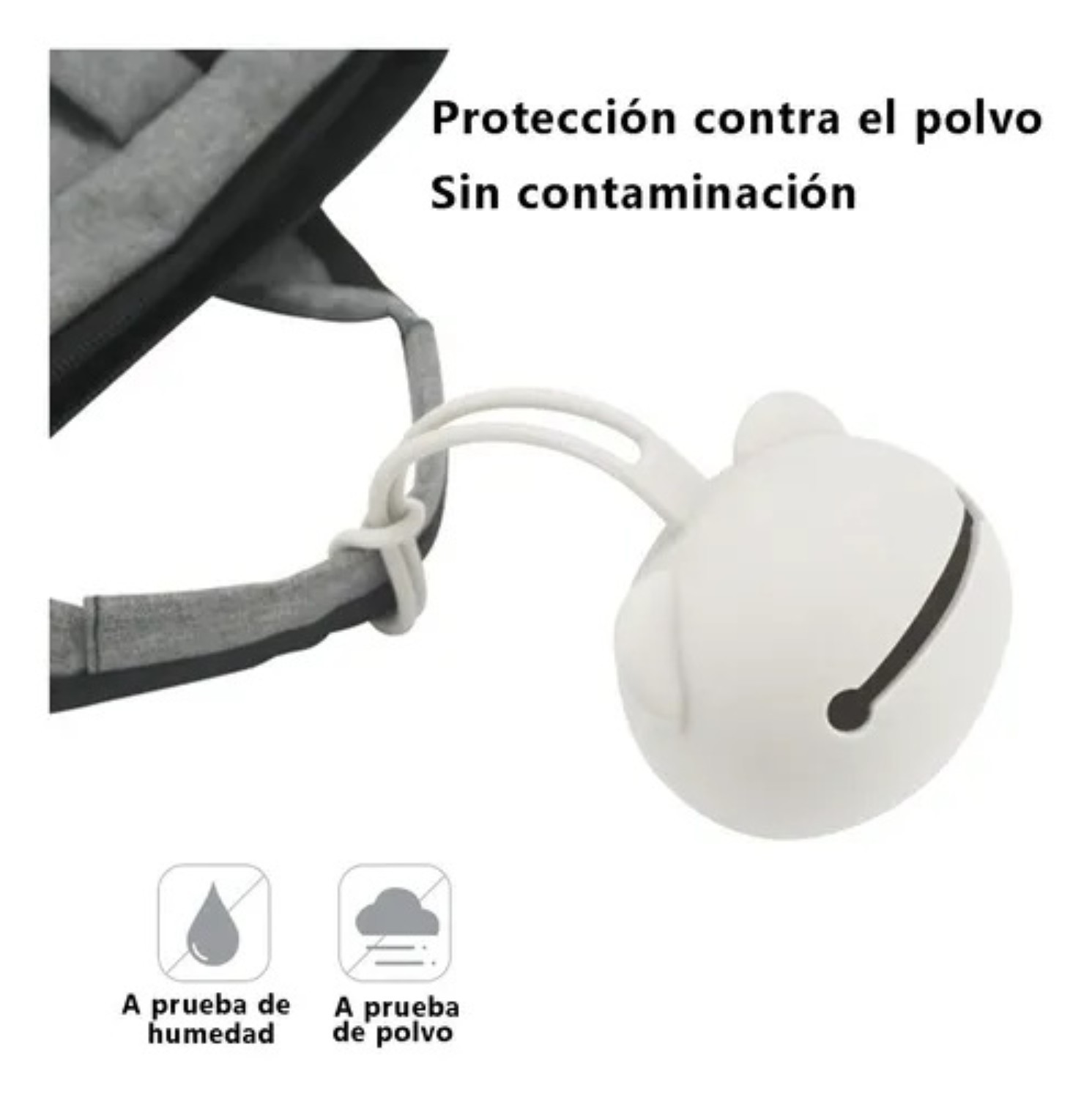 Porta Chupones Beb&eacute;, Silicona Estuche Para Guardar Chupete Beige image number null