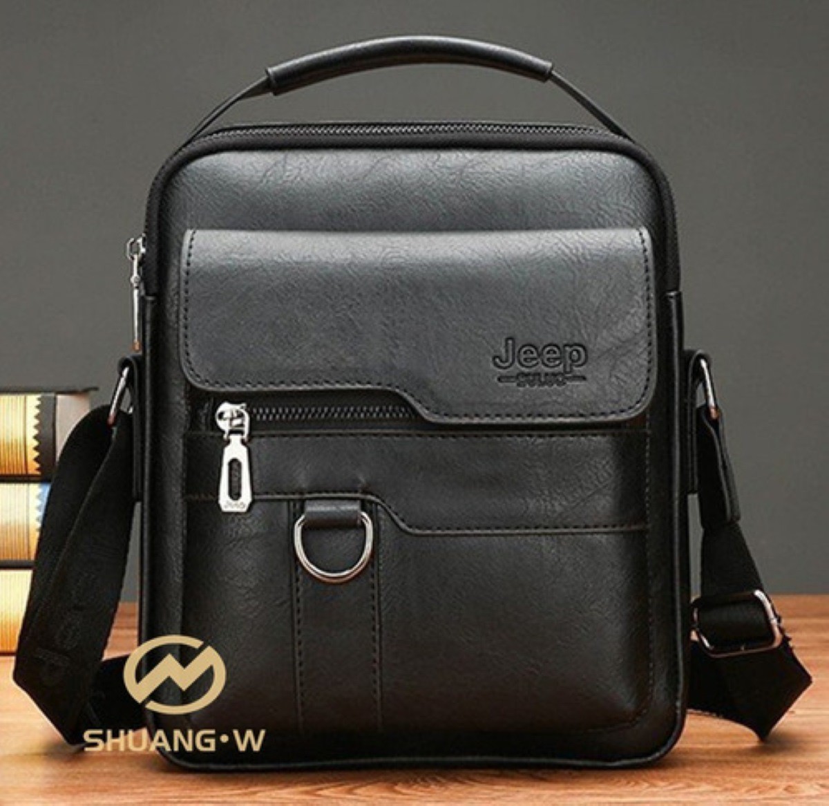 Maletin con Carteras Jeep 3 Piezas color Negro image number null