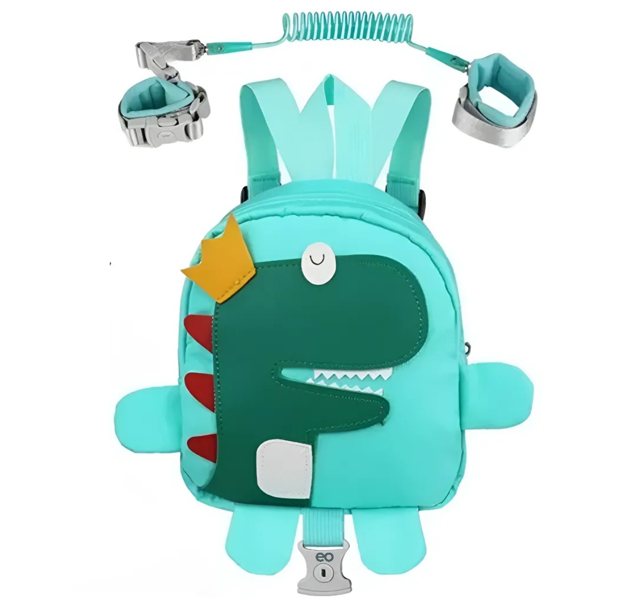 Mochila De Seguridad Para Ni&ntilde;os+cuerda Antip&eacute;rdida Verde image number null