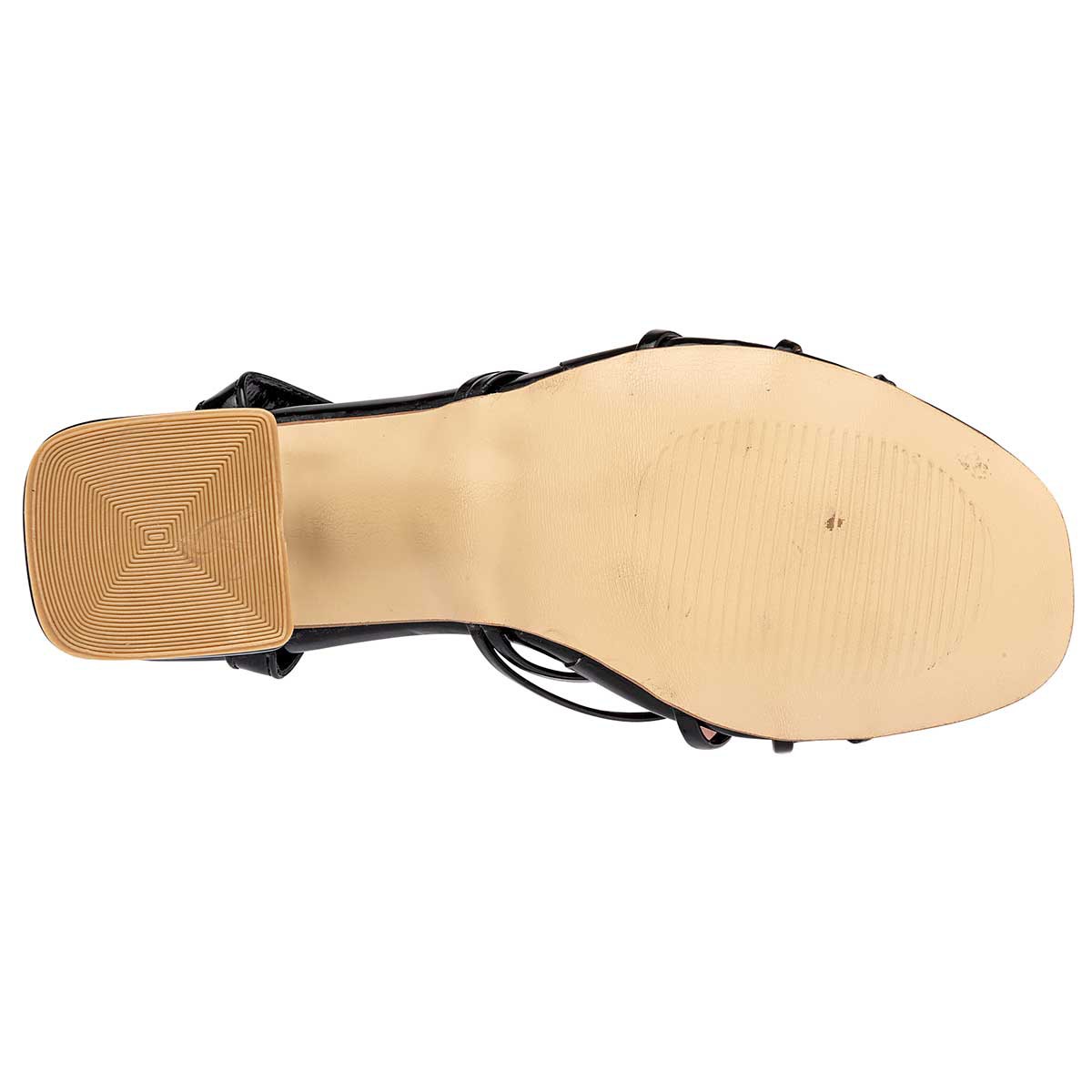 ZAPATILLA TACON 7 CM MUJER LADY ONE LI0131 NEGRO CHAROL CABRA image number null