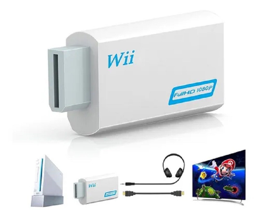 Convertidor Adaptador De Wii A Pc/tv Hd Con Hdmi image number null