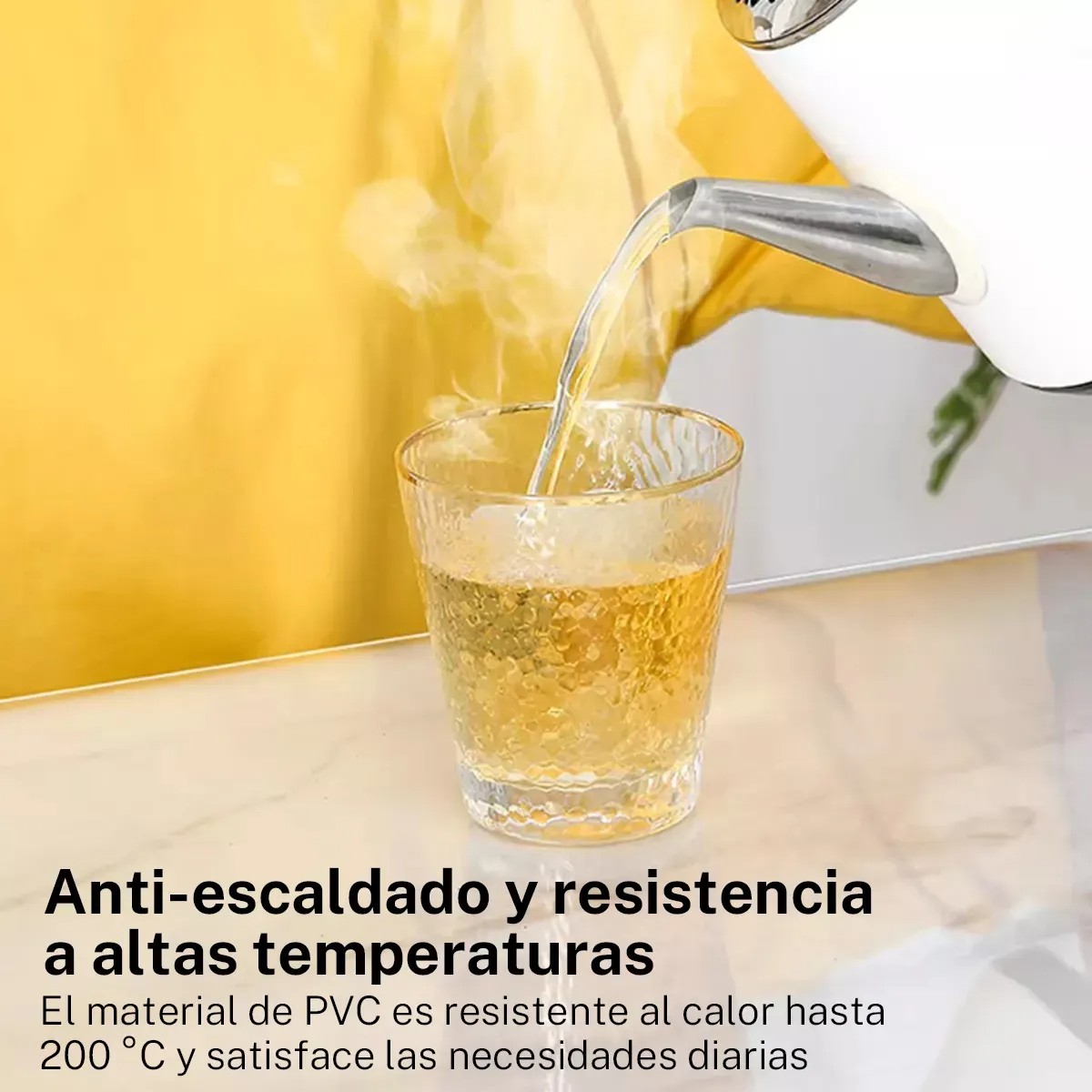 W 1 Protector De Mesa Etechmart, Impermeable, Transparente image number null