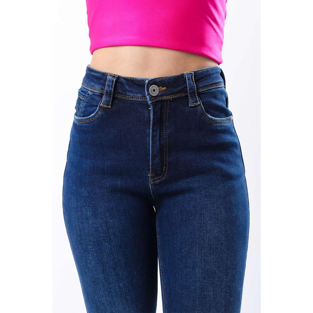 Jeans corte recto /Juvenil, 1686 (Mezclilla tono oscuro) image number null