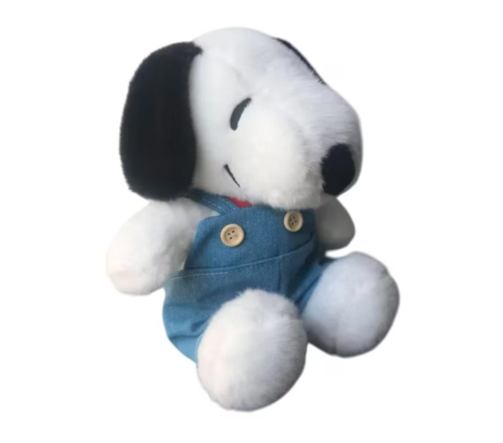 Snoopy Peluche 25cm Con Overol De Mezclilla image number null
