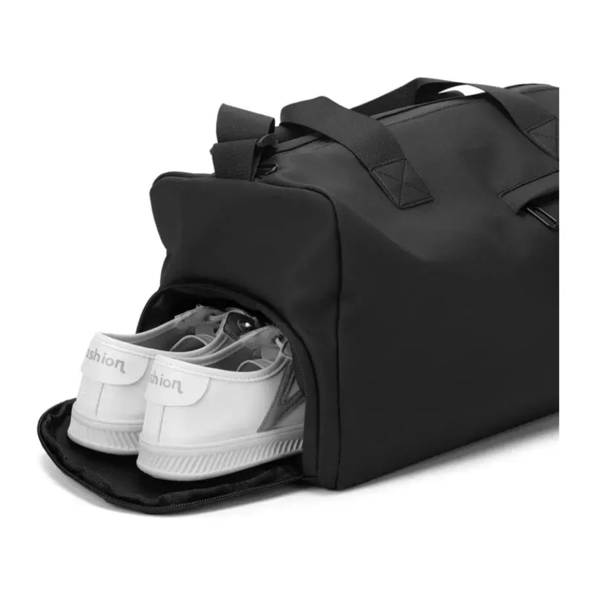 Bolso Deportivo de Viaje para Gym con Compartimento para Zapatos - Negro image number null
