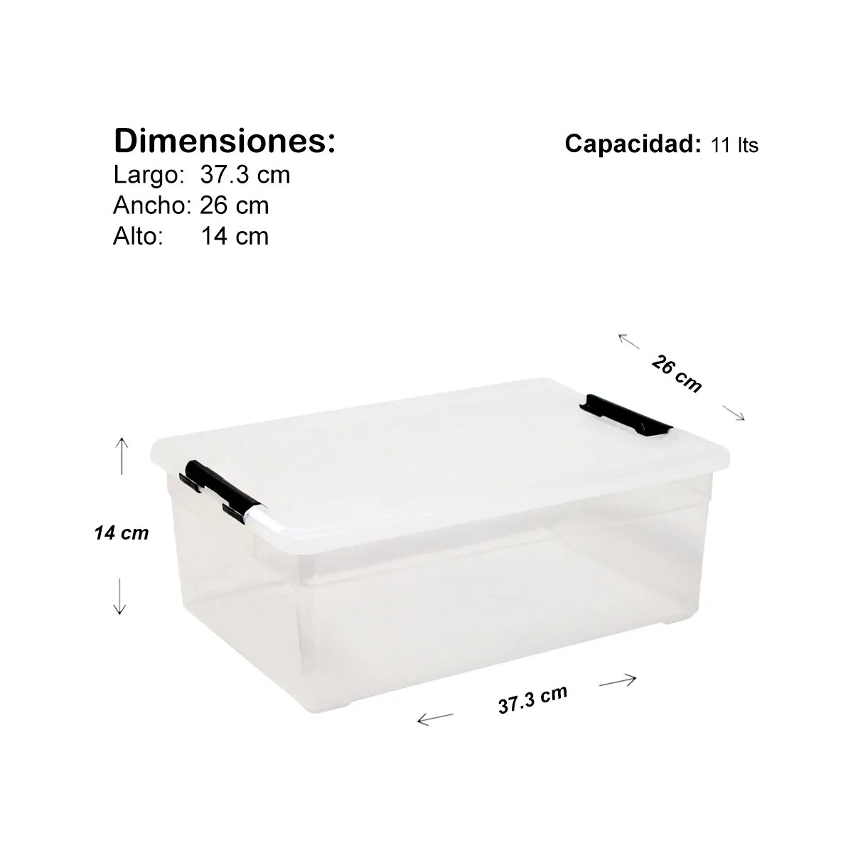 3 Cajas Esmeralda Transparente 10 Lts. image number null