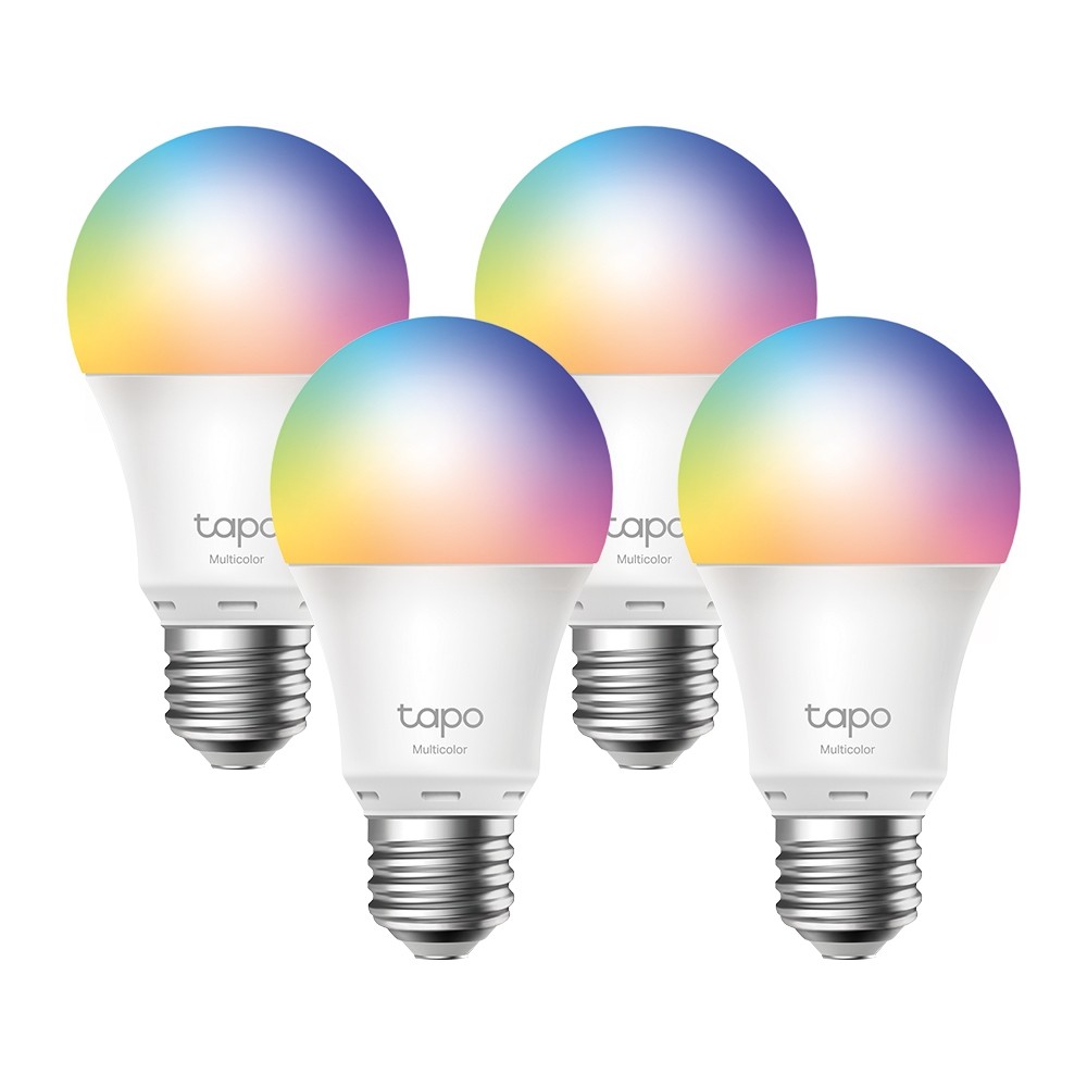 TP-Link Tapo L530E Kit 4 Focos Inteligentes WiFi Multicolor LED E27 Alexa y Google Assistant image number null