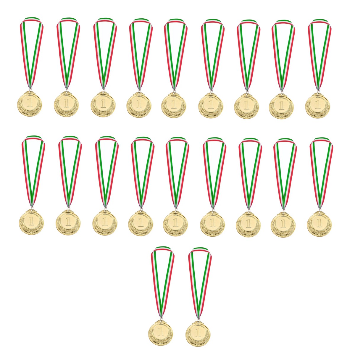 20 Medallas Deportivas Oro image number null