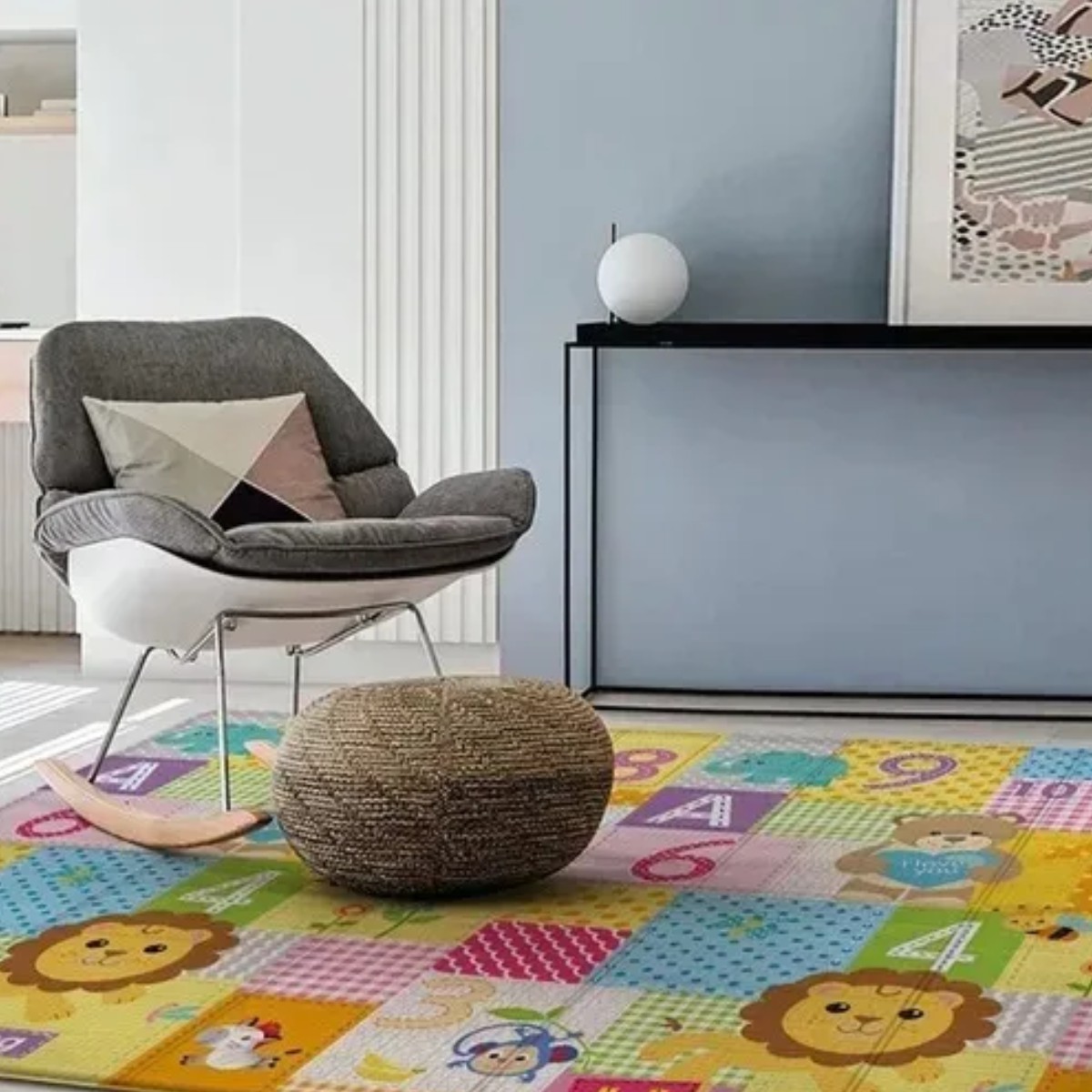 Tapete De Bebe Gateo Multiuso Juegos Seguridad 200x180cm image number null