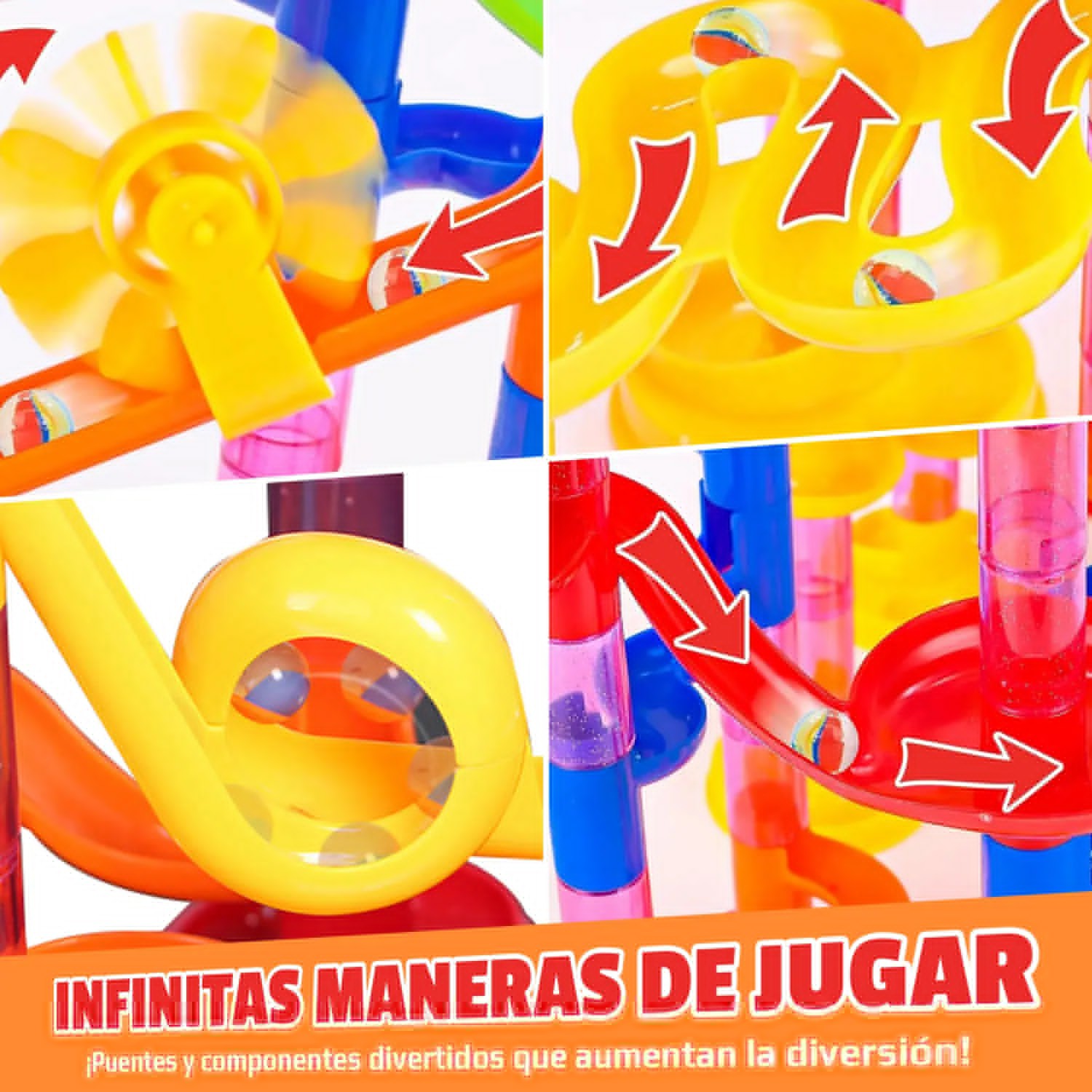 Lollanda Rompecabezas 3d Armables Blocks Did&aacute;ctico Juguete Para Ni&ntilde;os 105 Piezas image number null