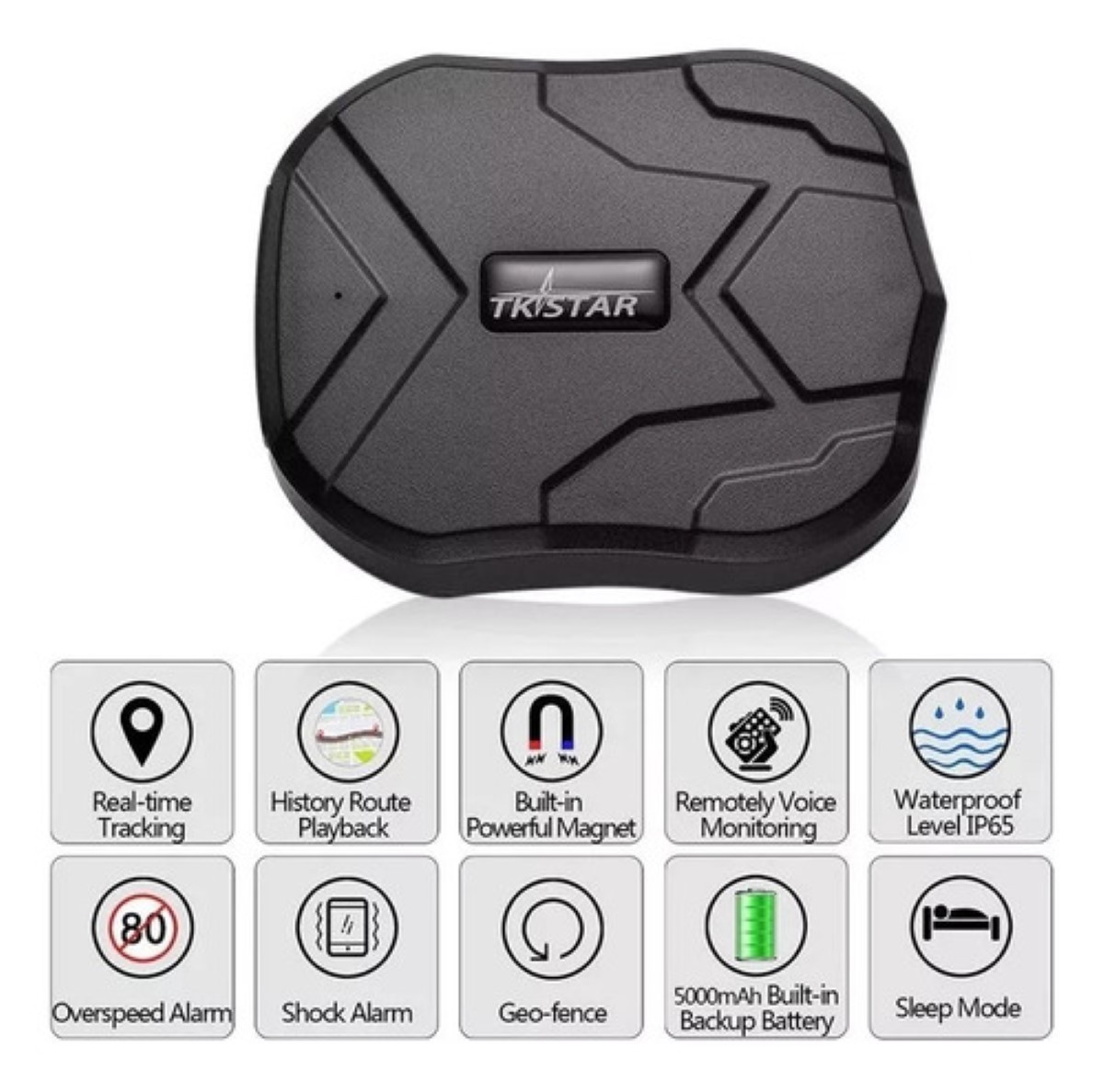 Tkstar Tk905 Gps Tracker Coche 5000mah, Im&aacute;n Monitor De Voz Negro image number null