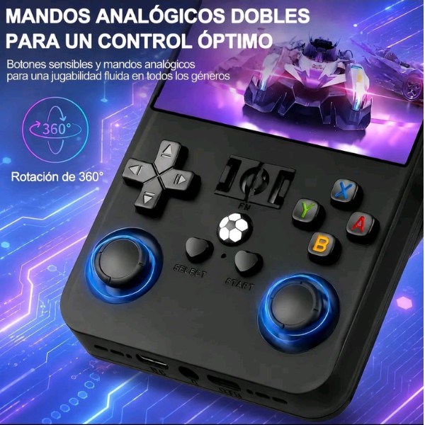 Consola Port&aacute;til Retro P50 PRO 256GB con 45000+ Juegos Pantalla IPS HD 720p y 26 Emuladores, Consola Videojuegos image number null
