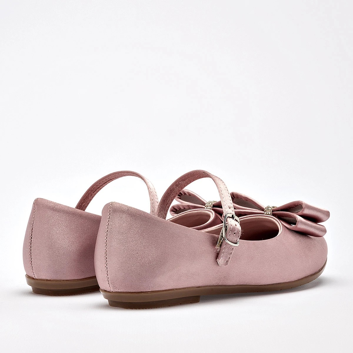 ZAPATO FLATS Miss Pink Ni&Ntilde;A RUMANIA COLOR ROSA SATIN image number null