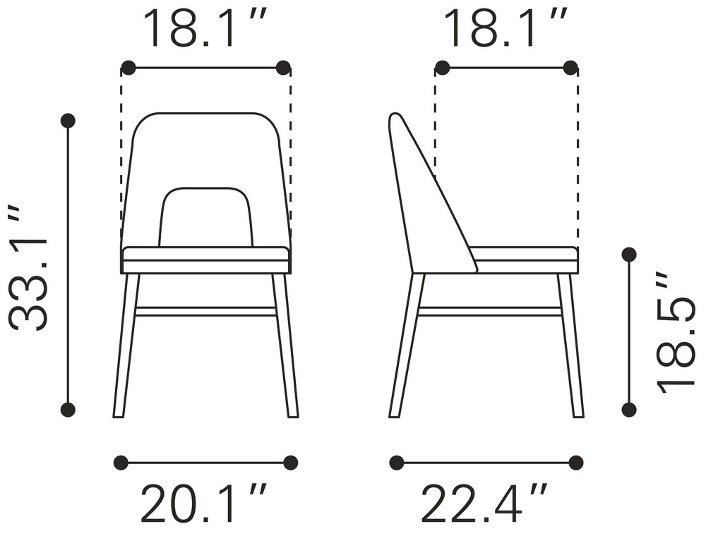 Silla de Comedor Iago Gris - Kessa. image number null