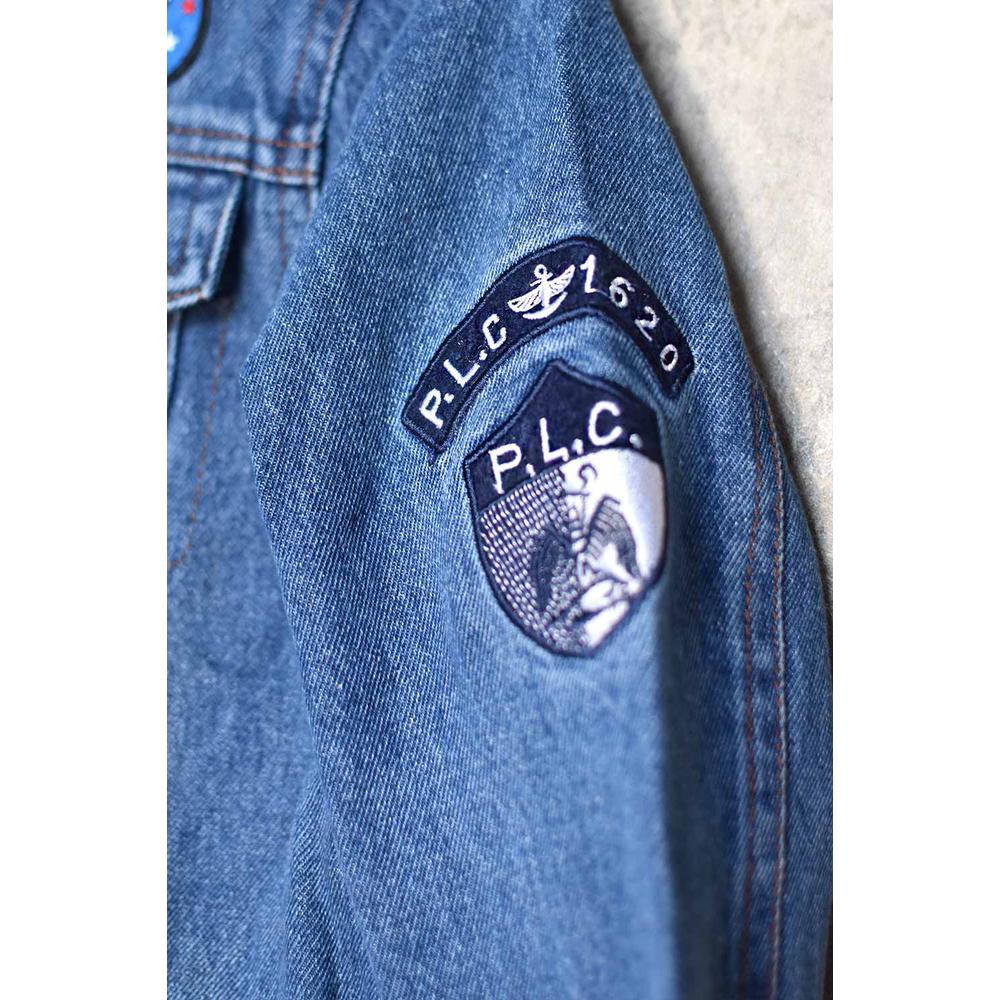Chamarra denim con capucha desmontable /Kids 31701 (Azul dark) image number null
