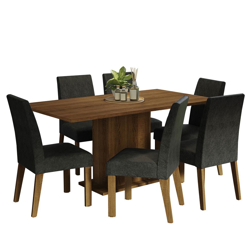 Juego de Comedor con Mesa y 6 Sillas Madesa Oxford Renata MM image number null