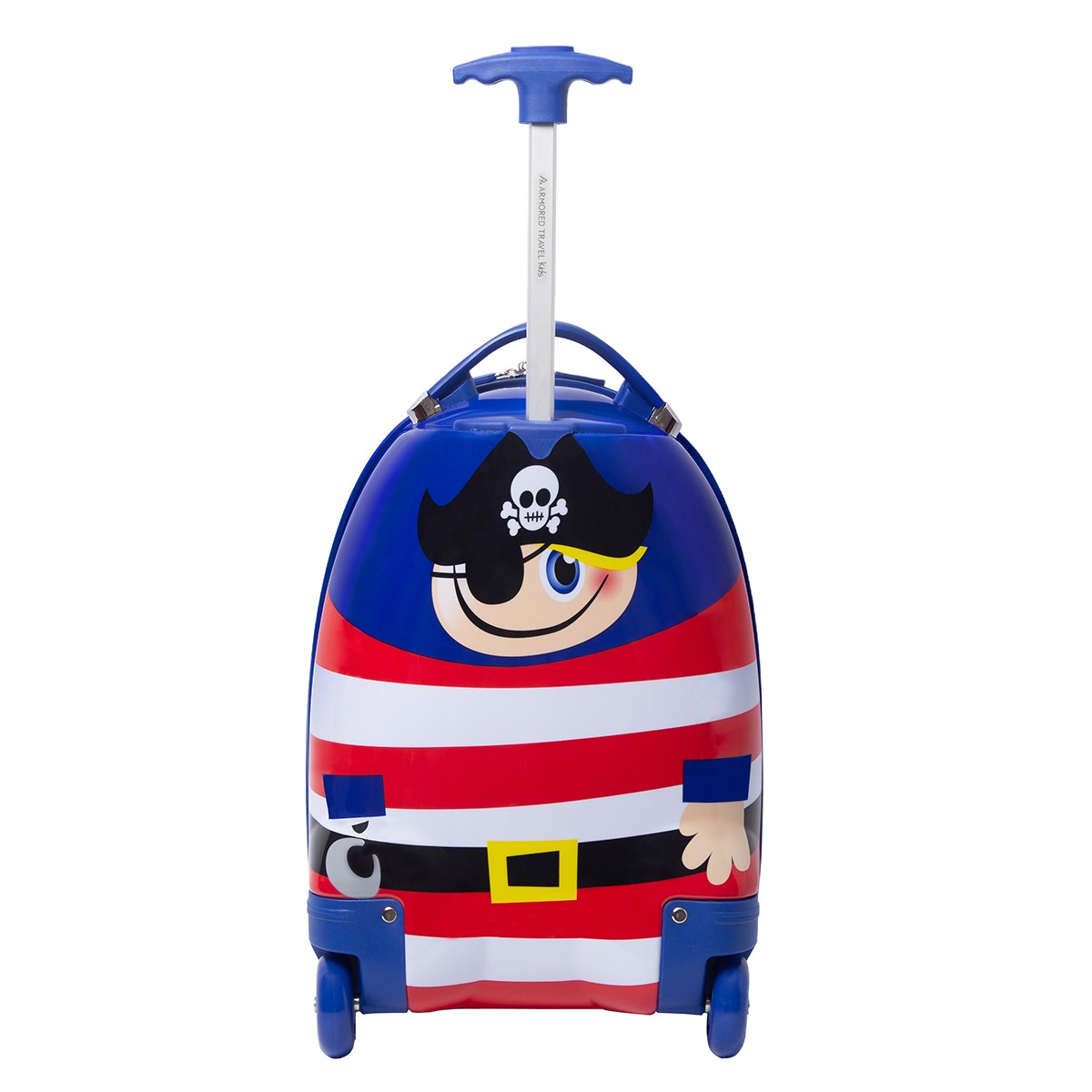 Maleta de viaje ni&ntilde;as ni&ntilde;os carry-on mochila r&iacute;gida infantil con ruedas 16 k&iacute;nder Preescolar usos m&uacute;ltiples Edades 2 a 6 a&ntilde;os Armored kids Pirata. image number null