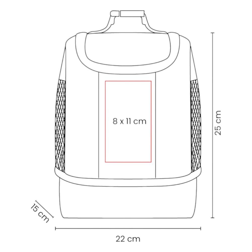 Paquete 10 piezas Lonchera promocional con doble compartimento impermeable image number null