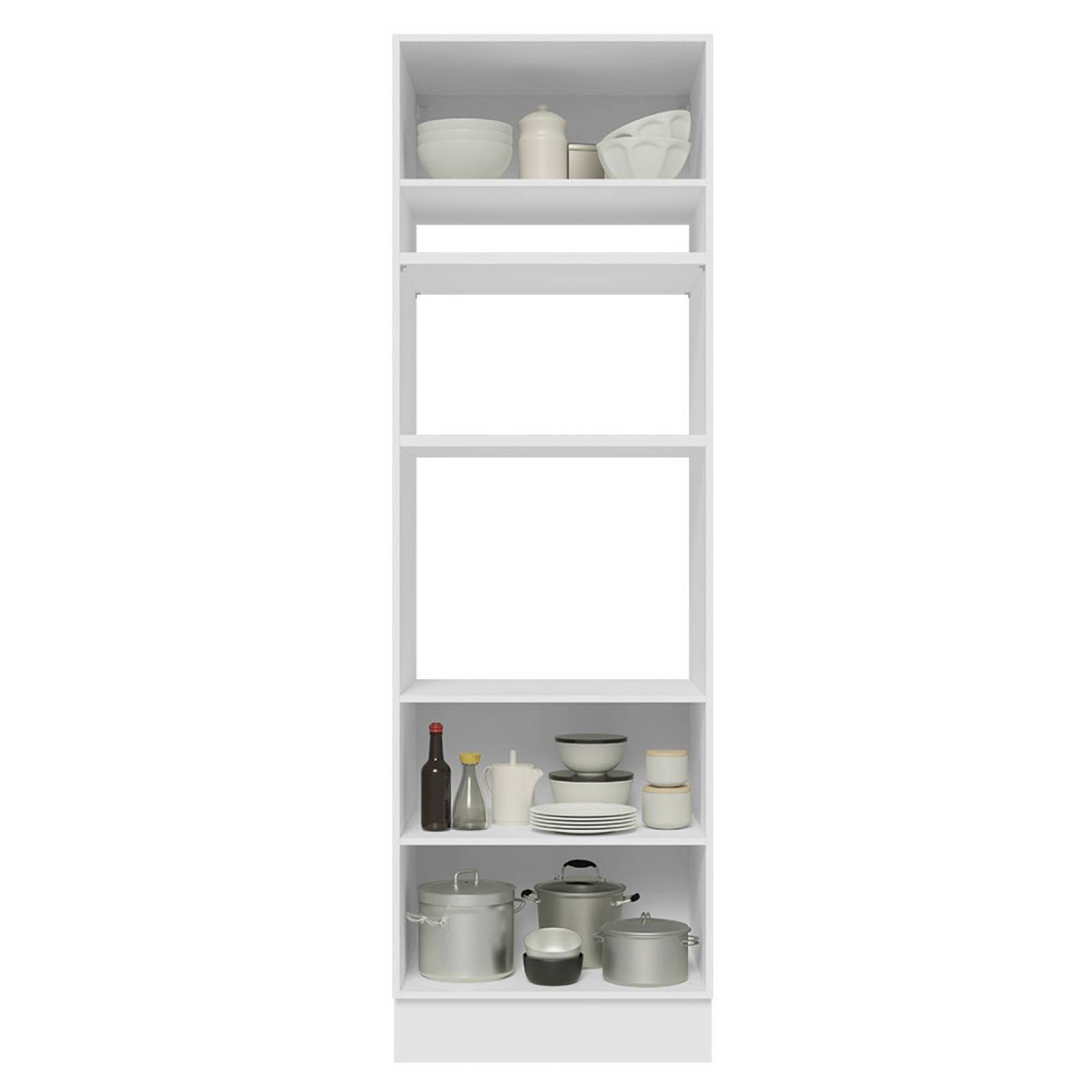 Mueble de Cocina para Horno y Microondas Madesa Glamy 70cm BB. image number null