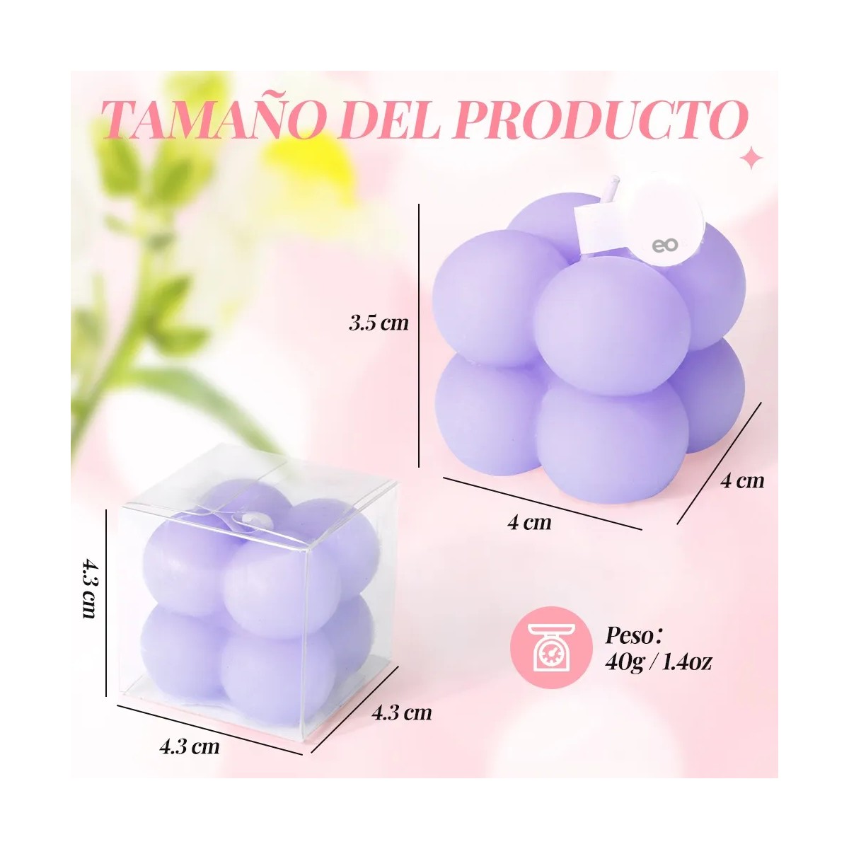 Vela Arom&aacute;tica Perfumada Velas Decorativa Burbujas 24 Pcs image number null