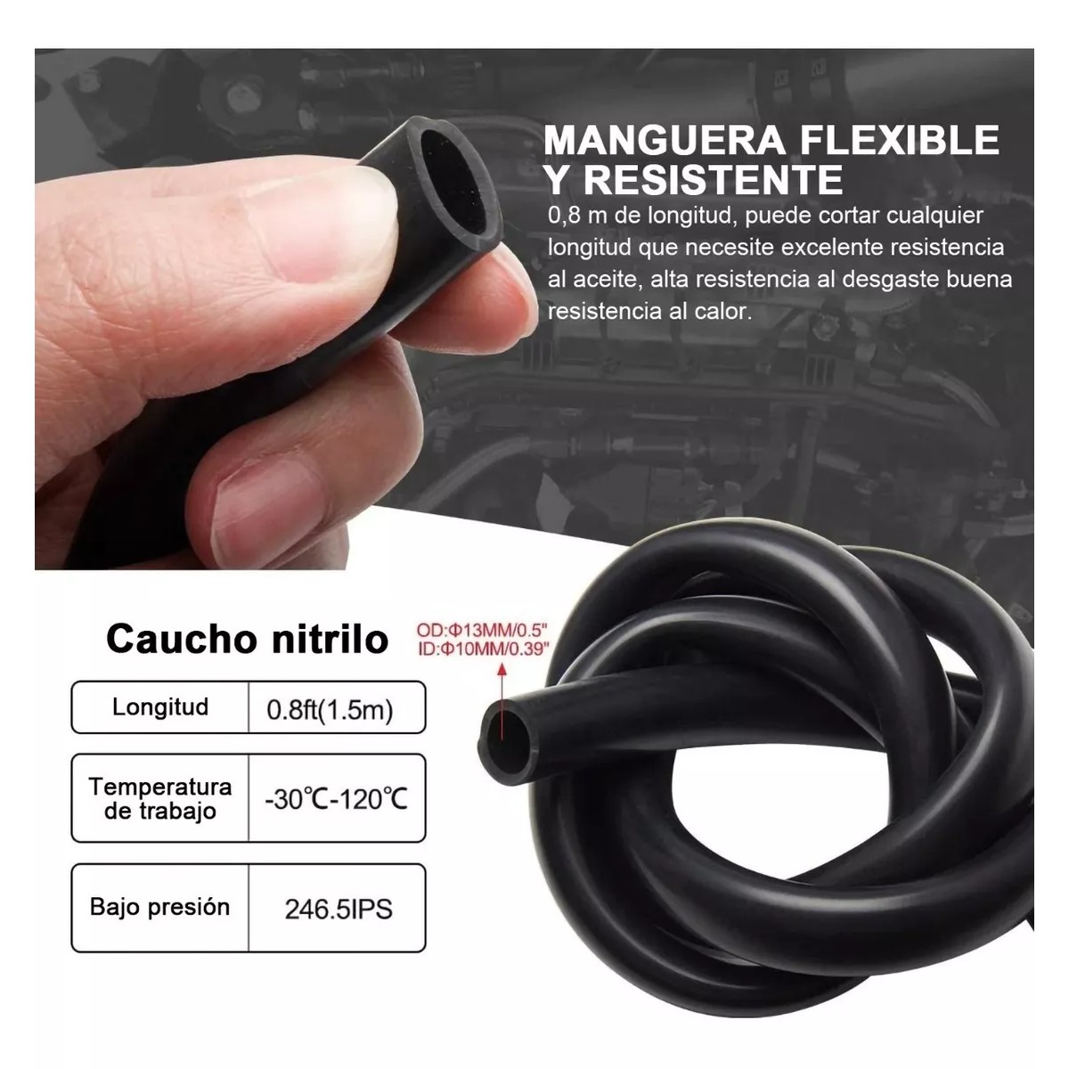 Colector De Filtro Tanque Captura Aceite Conflector Universa. image number null